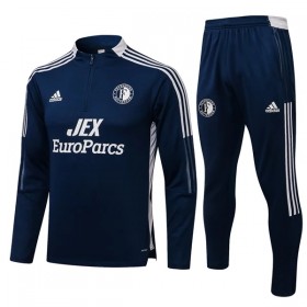 Feyenoord Rotterdam Komplet Sweatshirts 1/4-Zip 2021-22 Plava